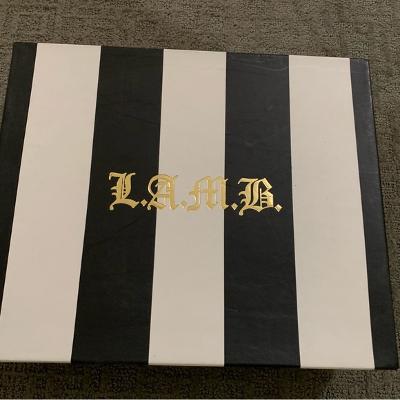 Shoes - L.A.M.B. Peep toe lace up